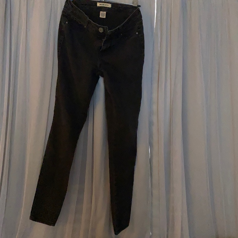 Blue spice black pants